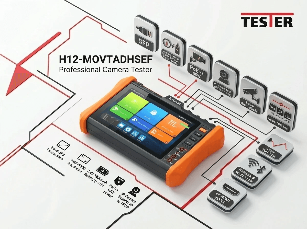 بررسی قابلیت‌های تستر H12-MOVTADHSEF